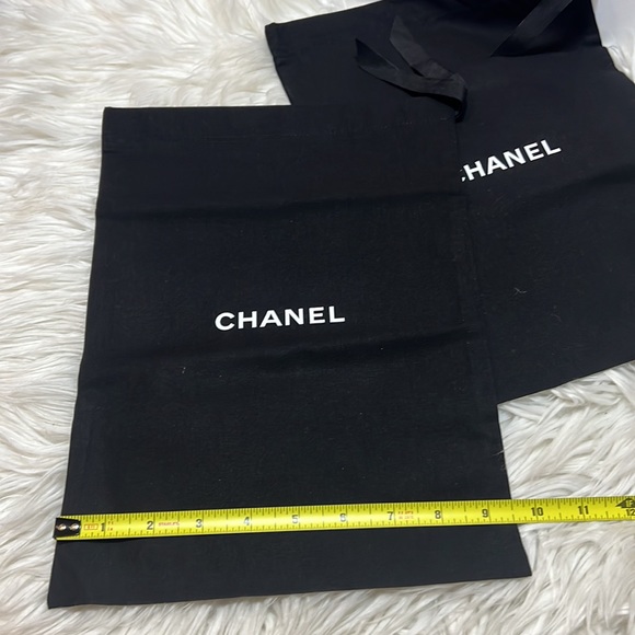 100% Authentic BRAND NEW Pair of Chanel DUST BAG - Picture 11 of 11